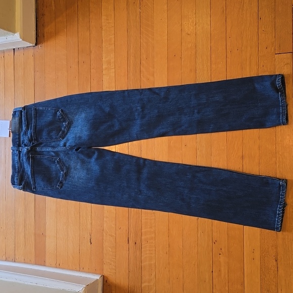 NWT, Pistola, Teagan-Spree, Dark Denim High Rise Front Slit Jeans, Women's 27 - Picture 2 of 16